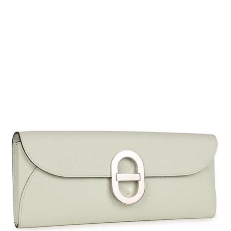 HERMES Epsom Chaine d’Ancre Wallet To Go Vert .